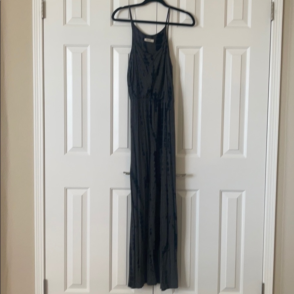 Spaghetti strap long maxi dress